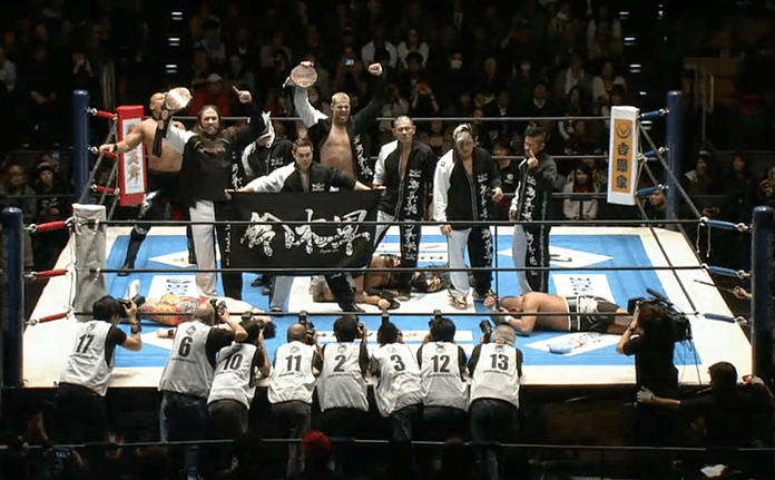Suzuki-gun SuzukiGun Shocks NJPW in Surprise Return Attacks Okada