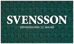 Svensson (company) httpsuploadwikimediaorgwikipediaenthumb9