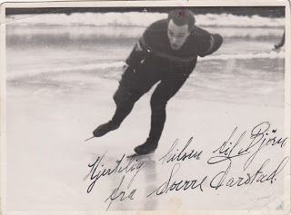 Sverre Farstad olympic winter games autographs StMoritz 1948Sverre Farstad