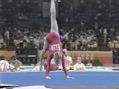 Svetlana Baitova Svetlana Baitova 1988 Seoul Olympic FX YouTube