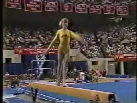 Svetlana Baitova Svetlana Baitova 1989 USA vs USSR Balance Beam YouTube