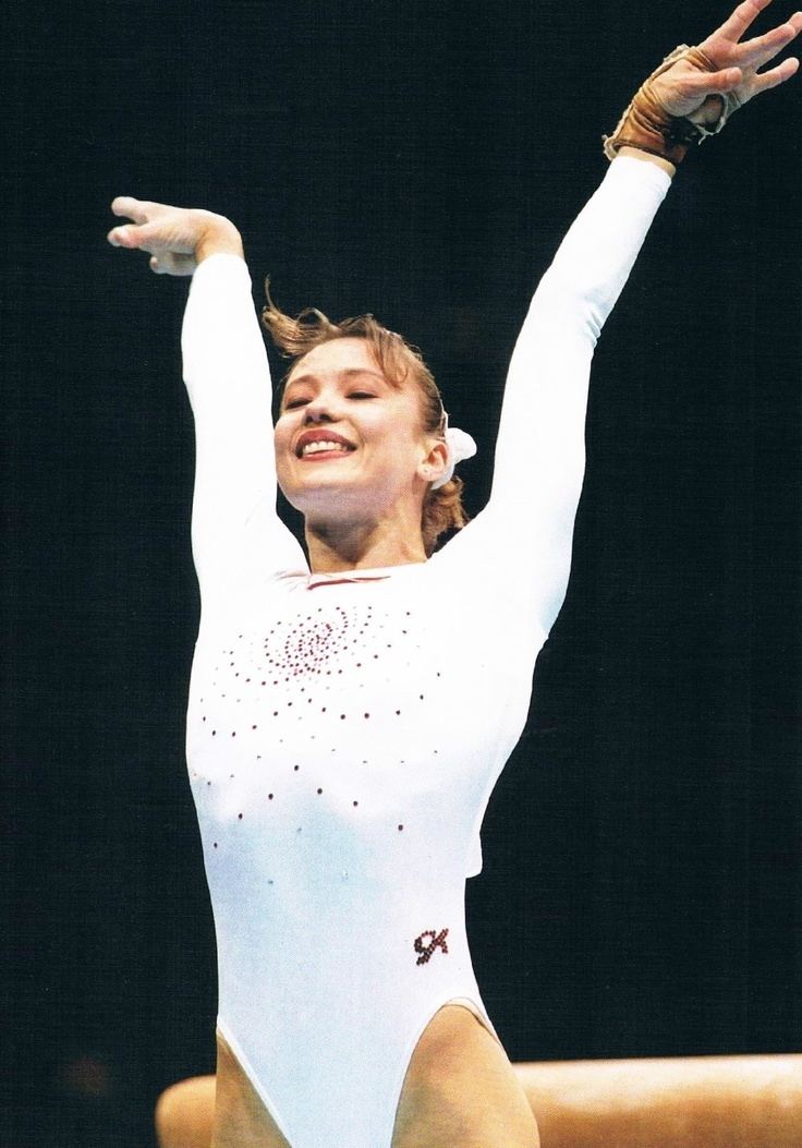 Svetlana Boginskaya Svetlana Boginskaya on vault 1996 JO Gymnasts