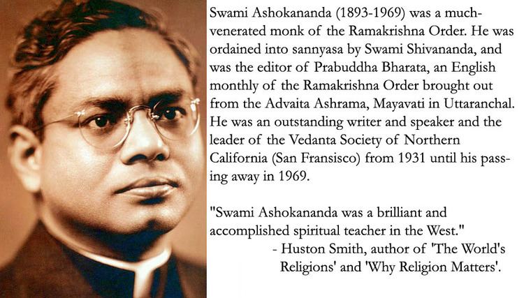 Swami Ashokananda Ashokananda