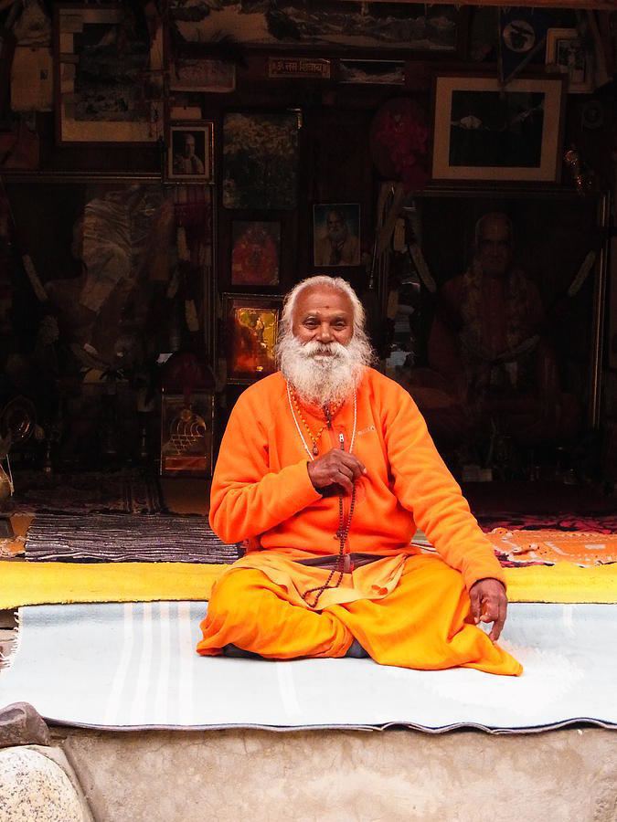 Swami Sundaranand Swami Sundaranand At Tapovan Kutir 1 by Agnieszka Ledwon