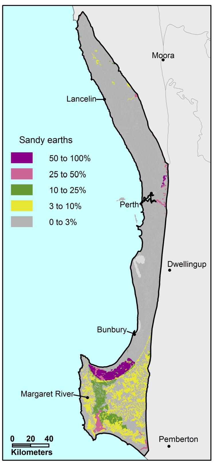 Swan Coastal Plain MySoil Sandy earths Swan Coastal Plain Department of