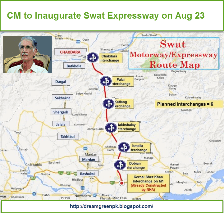 Swat Expressway CM to inaugurate Swat Expressway on Aug 23 3916 Dream Green PK