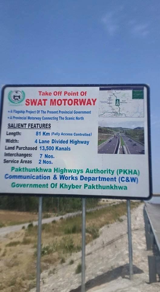 Swat Expressway KHYBER PAKHTUNKHWA Swat Motorway M1 Karnal Sher Khan Interchange