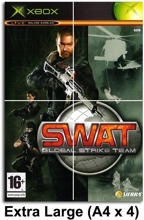SWAT: Global Strike Team SWAT Global Strike Team Poster Xbox Game Cover