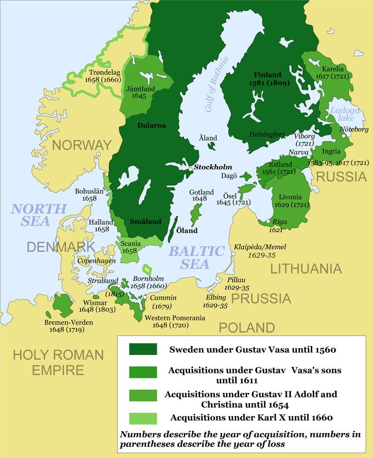 Swedish Empire FileSwedish Empire 15601815 en2png Wikimedia Commons