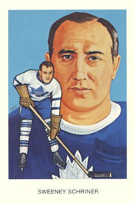 Sweeney Schriner Vintage Leafs Sweeney Schriner hockey card