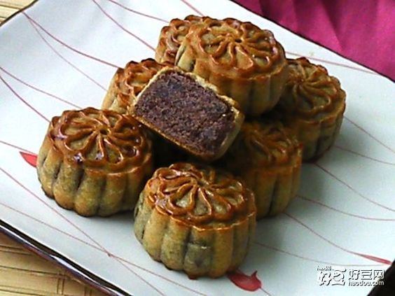Sweet bean paste Mooncakes with sweet bean paste du sh A number of pastes