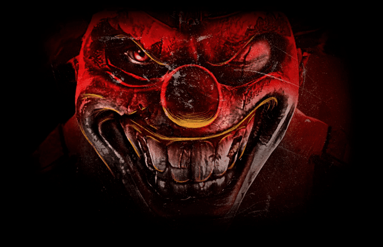 Sweet Tooth (Twisted Metal) twistedmetalsweettoothfacewallpaperpng