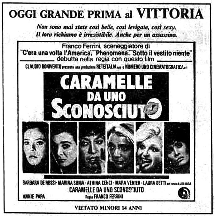 Sweets from a Stranger (film) Caramelle da uno sconosciuto 1987 Movie