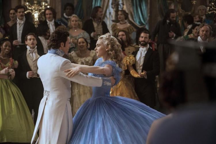 Swing Shift Cinderella movie scenes Lily James and Richard Madden in Kenneth Branagh s Cinderella 2015 