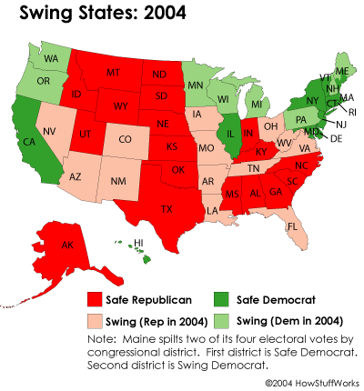Swing state States and Their Leanings How the Swing States Work HowStuffWorks