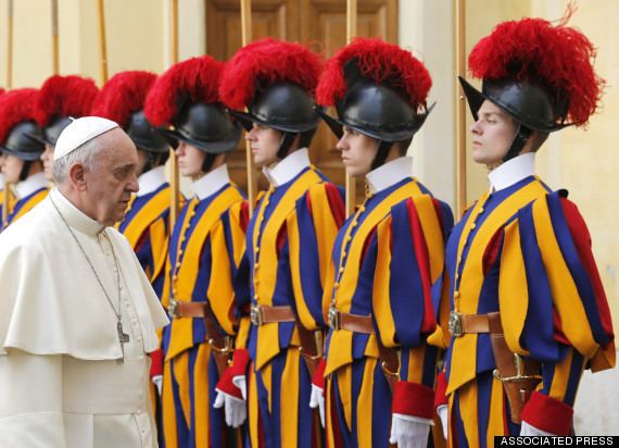 Swiss Guards Pope Francis And The Swiss Guards
