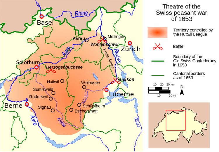 Swiss peasant war of 1653 httpsuploadwikimediaorgwikipediacommonsthu