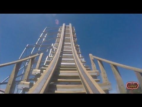 Switchback (rollercoaster) ZDT39s Switchback On Ride POV Wooden Shuttle Roller Coaster YouTube