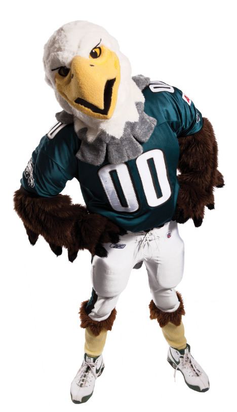 Philadelphia Eagles Mascot Swoop Stops at Friends School Mullica Hill