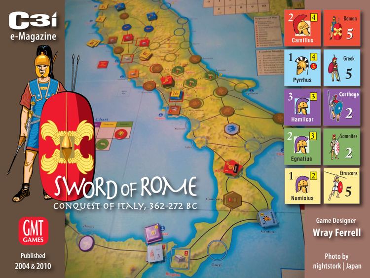 Sword of Rome Game History Sword of Rome Published 2004 C3i Ops Center