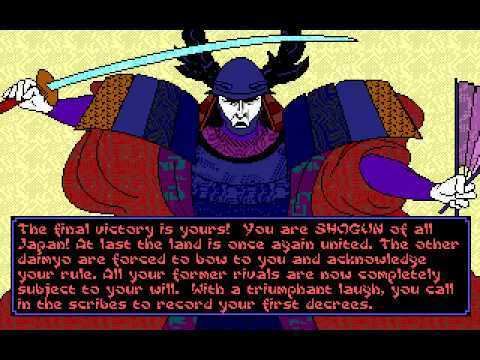 Sword of the Samurai (video game) Strategy Game Endings Sword of the samurai PCDOS YouTube