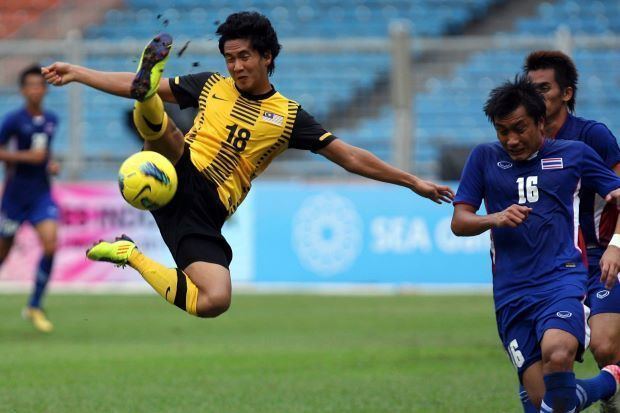 Floored: Syahrul Azwari Ibrahim sidelined by an ankle injury.