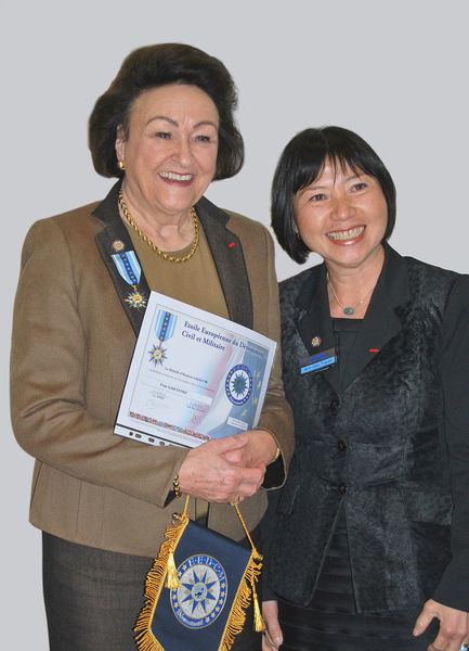 Sybill Storz European Medal awarded to Dr h c mult Sybill Storz KARL STORZ