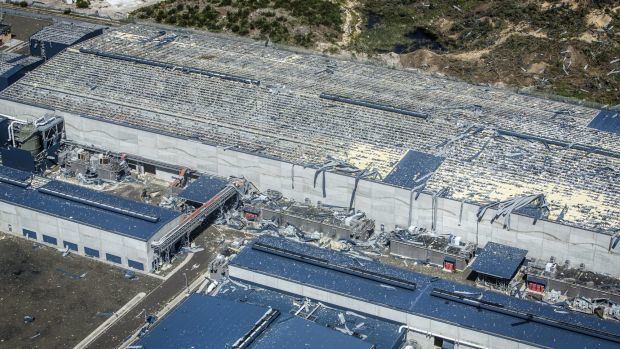 Sydney Desalination Plant Sydney tornado Kurnell desalination plant suffers 39significant39 damage