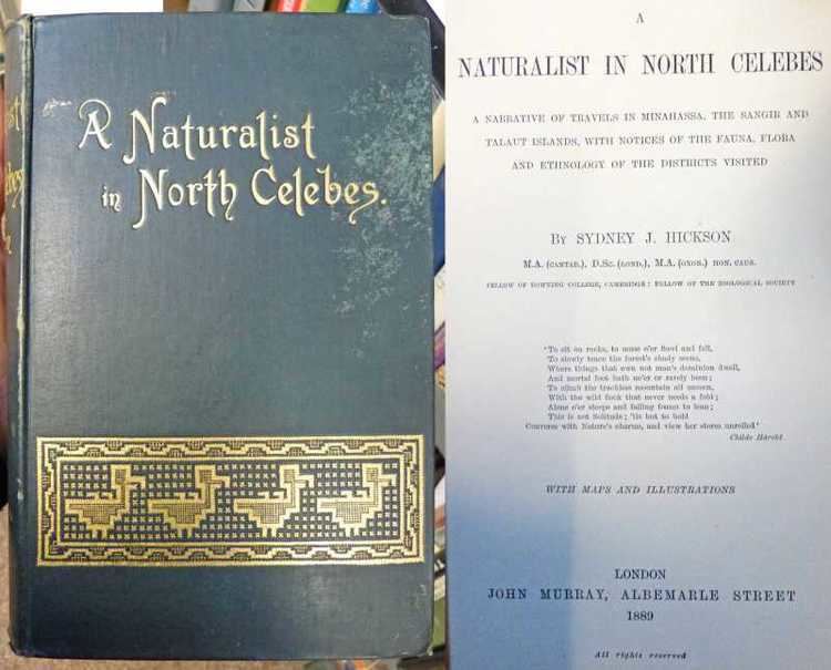 Sydney J. Hickson A NATURALIST IN NORTH CELEBES BY SYDNEY J HICKSON WITH