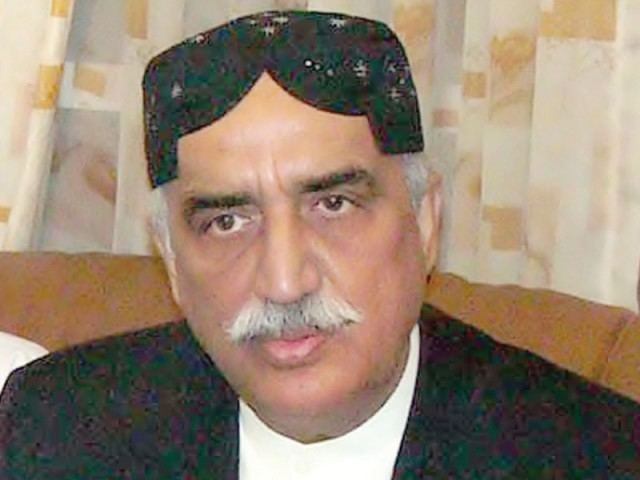 Syed Khurshid Ahmed Shah LoC flareup Khursheed blames weak policies The Express