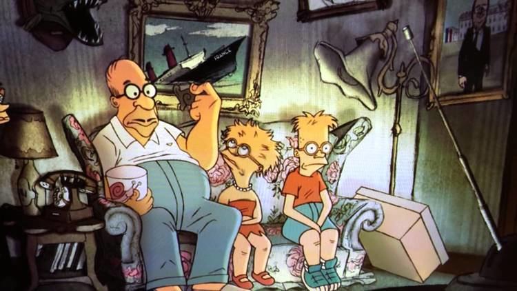 Sylvain Chomet French Simpson couch gag by Sylvain Chomet YouTube