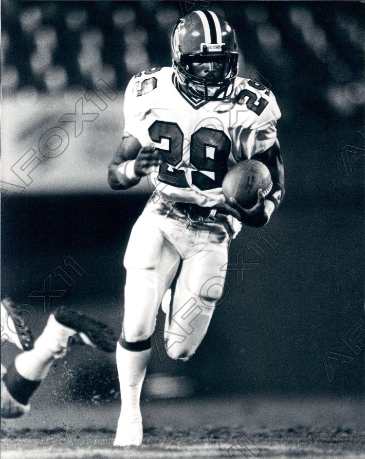 Sylvester Stamps 1986 Atlanta Falcons Football Player Running Back Sylvester Stamps