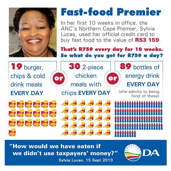 Sylvia Lucas DA Facebook page ridicules ANC39s Sylvia Lucas Food24