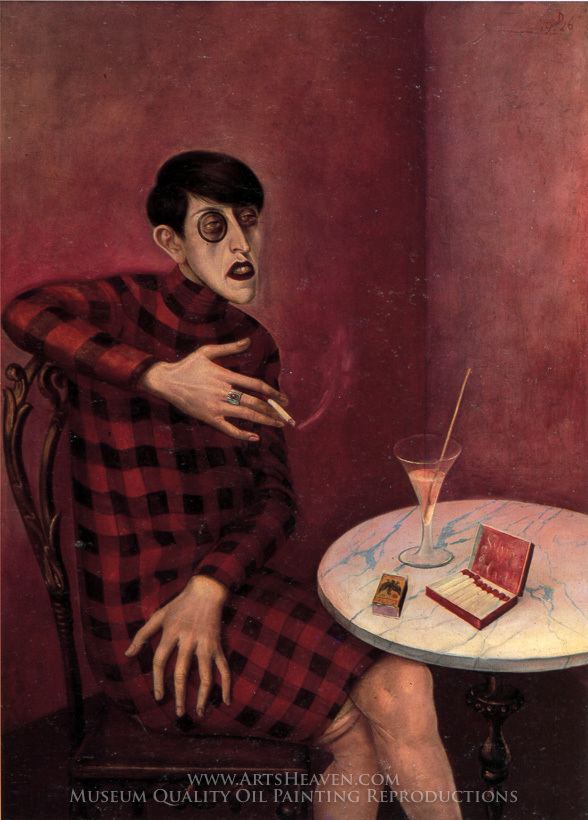 Sylvia von Harden Otto Dix Portrait of the Journalist Sylvia Von Harden