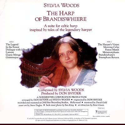 Sylvia Woods (harpist) Album Cover Art Sylvia Woods The Harp of Brandiswhiere A Suite