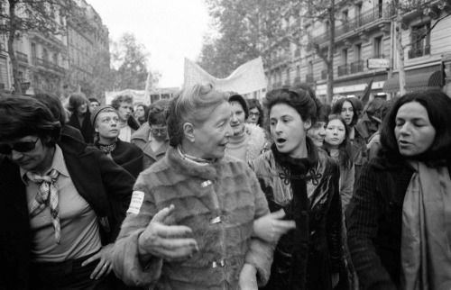 Sylvie Le Bon-de Beauvoir Simone de Beauvoir and Sylvie Le Bon de Beauvoir during a