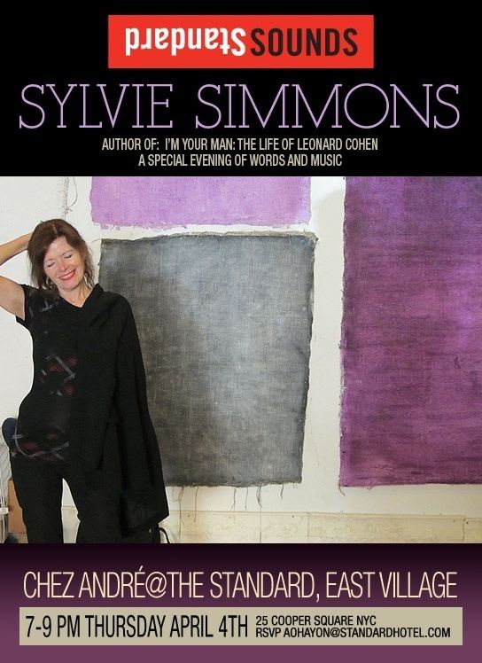 Sylvie Simmons Tour Sylvie Simmons