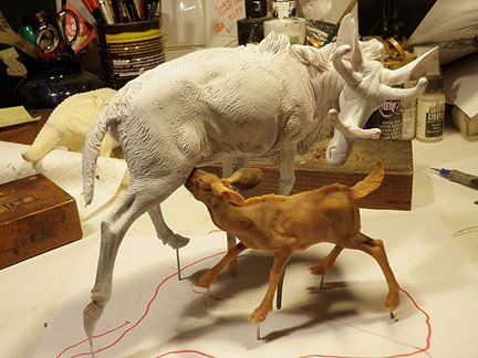 Syndyoceras In The Works Paleocraft WorkShop