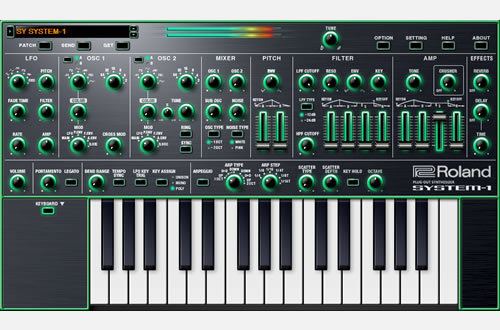 Synthesizer Roland SYSTEM1 Software Synthesizer Software Synthesizer