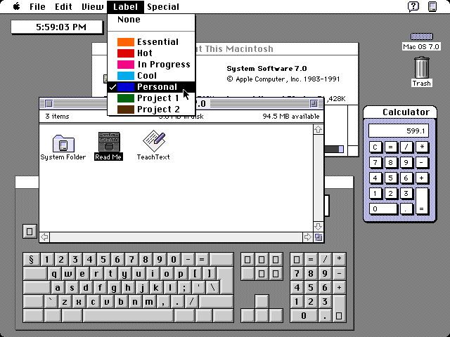 System 7 GUIdebook gt Screenshots gt System 70