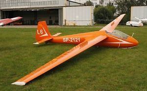SZD-22 Mucha Standard SZD22 Mucha Standard Glider Airplane Model Replica Large Free