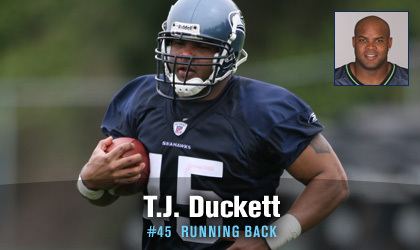 T. J. Duckett Seattle Seahawks TJ Duckett