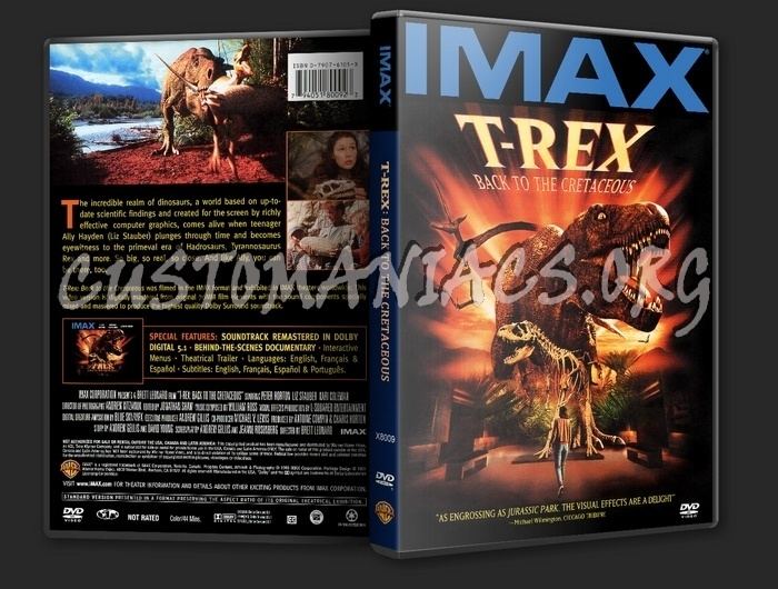 T-Rex: Back to the Cretaceous TREX Back to the Cretaceous IMAX dvd cover DVD Covers Labels by