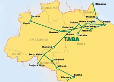 TABA – Transportes Aéreos da Bacia Amazônica wwwaviacaocomercialnettabah30jpg