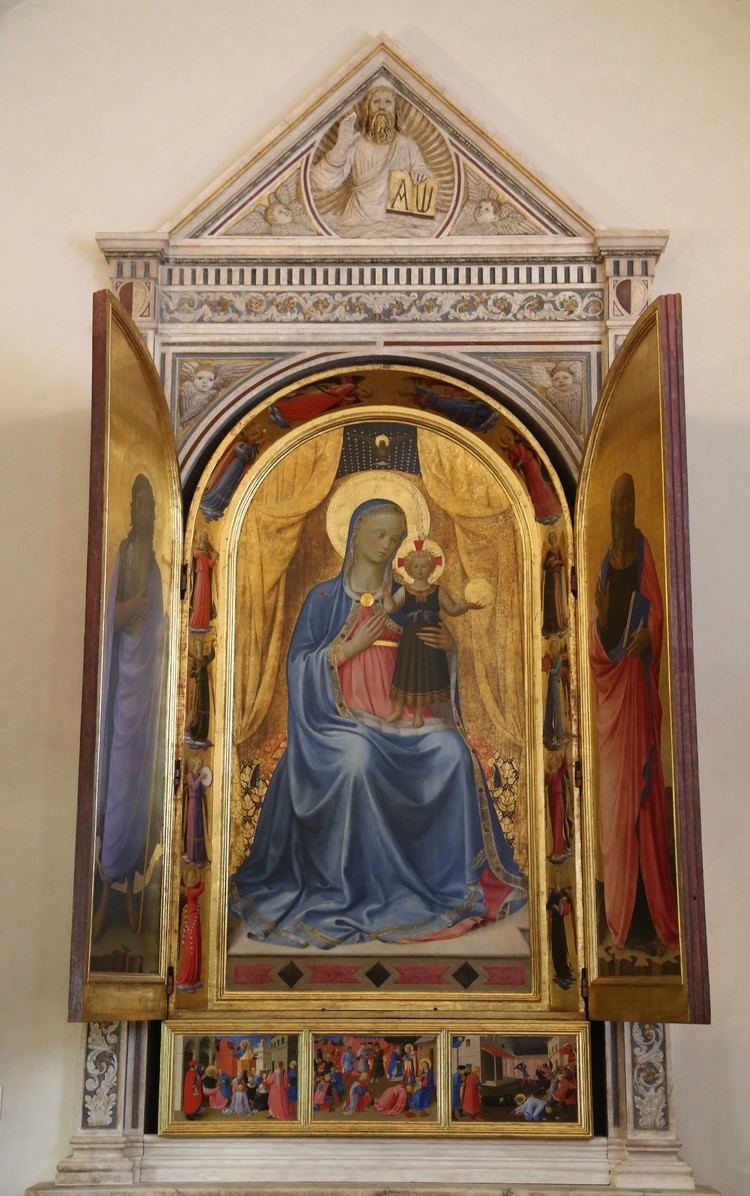 Tabernacle of the Linaioli FileFra Angelico Tabernacolo dei Linaioli San Marco Florenz1jpg