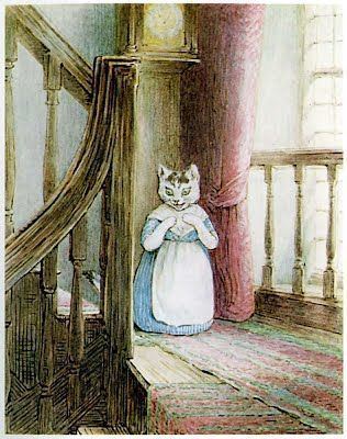Tabitha Twitchit Mrs Tabitha Twitchit Illustration by Beatrix Potter from Tale of