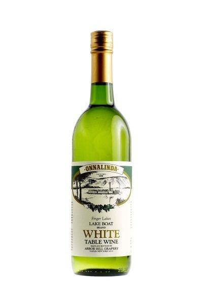 Table wine Onnalinda White Table Wine SemiDry American Arbor Hill Winery