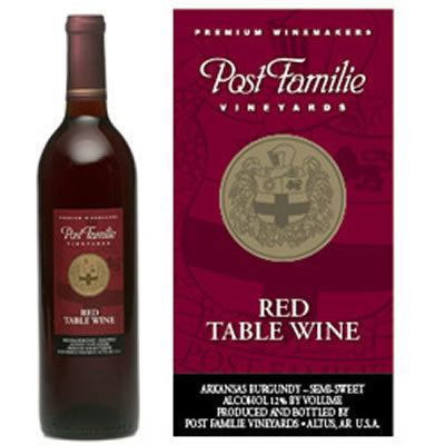 Table wine Red Table Wine Post Familie Vineyards 750ml Heather Hill Farms
