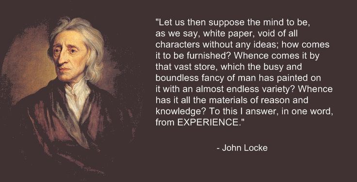 Tabula rasa John Locke The Tabula Rasa Philosophy Quotes Pinterest We