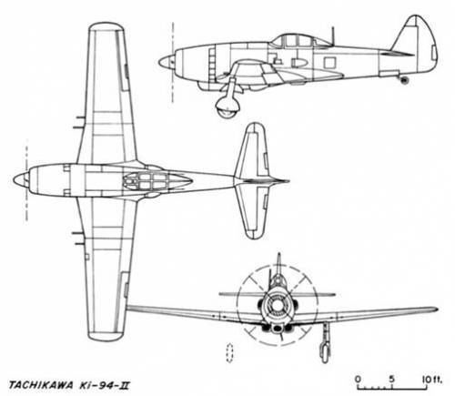 Tachikawa Ki-94 TheBlueprintscom Blueprints gt WW2 Airplanes gt Tachikawa